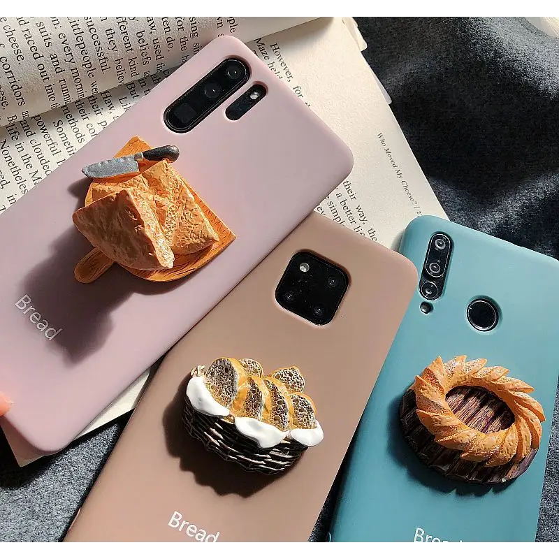 3D Bread Phone Case - iPhone 11 Pro Max / 11 Pro / 11 / SE / XS Max / XS / XR / X / SE 2 / 8 / 8 Plus / 7 / 7 Plus-6