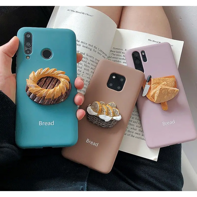 3D Bread Phone Case - iPhone 11 Pro Max / 11 Pro / 11 / SE / XS Max / XS / XR / X / SE 2 / 8 / 8 Plus / 7 / 7 Plus-7