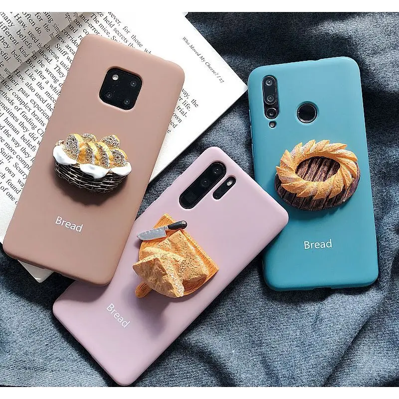 3D Bread Phone Case - iPhone 11 Pro Max / 11 Pro / 11 / SE / XS Max / XS / XR / X / SE 2 / 8 / 8 Plus / 7 / 7 Plus-10