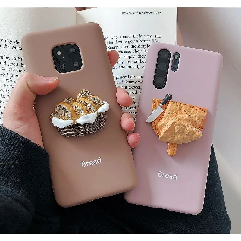 3D Bread Phone Case - iPhone 11 Pro Max / 11 Pro / 11 / SE / XS Max / XS / XR / X / SE 2 / 8 / 8 Plus / 7 / 7 Plus-9