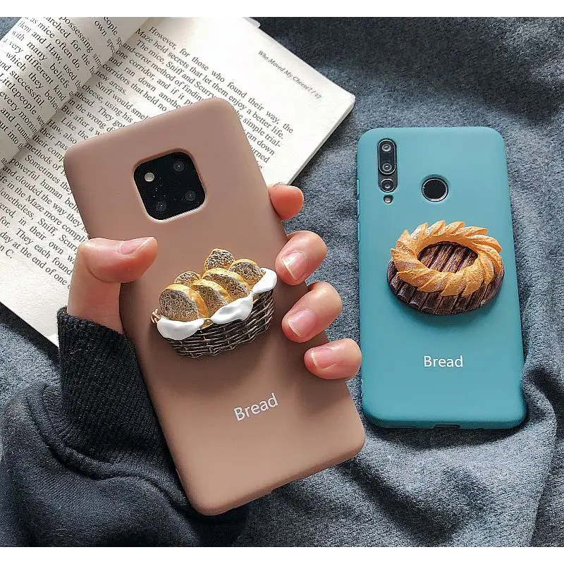3D Bread Phone Case - iPhone 11 Pro Max / 11 Pro / 11 / SE / XS Max / XS / XR / X / SE 2 / 8 / 8 Plus / 7 / 7 Plus-8