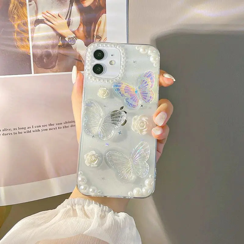 3D Butterfly Phone Case - Iphone 7 / 8 / Se, 7 Plus / 8 Plus, X / Xs, Xs Max, Xr, 11, 11 Pro, 11 Pro Max, 12 Mini, 12, 12 Pro, 12 Pro Max, 13mini, 13, 13pro, 13pro Max-7