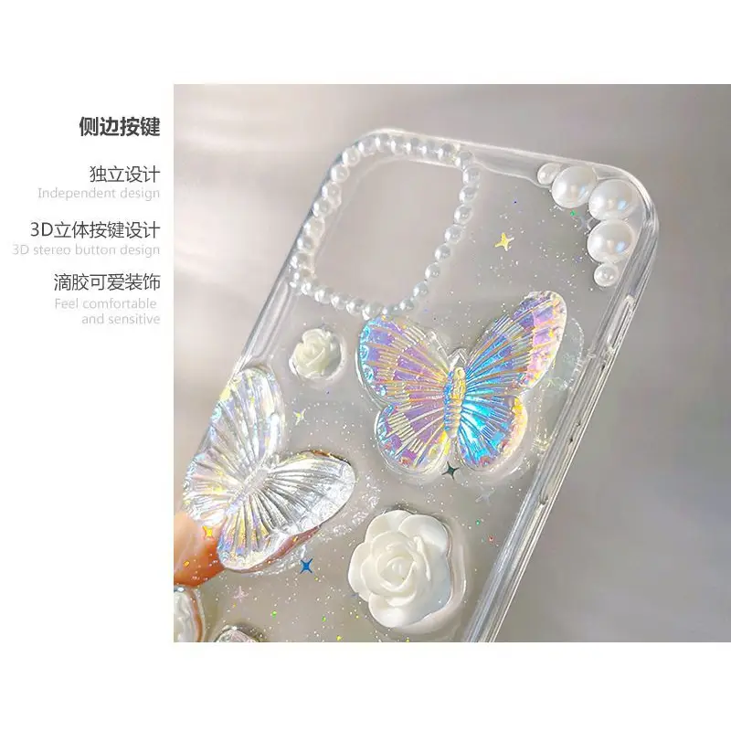 3D Butterfly Phone Case - Iphone 7 / 8 / Se, 7 Plus / 8 Plus, X / Xs, Xs Max, Xr, 11, 11 Pro, 11 Pro Max, 12 Mini, 12, 12 Pro, 12 Pro Max, 13mini, 13, 13pro, 13pro Max-2