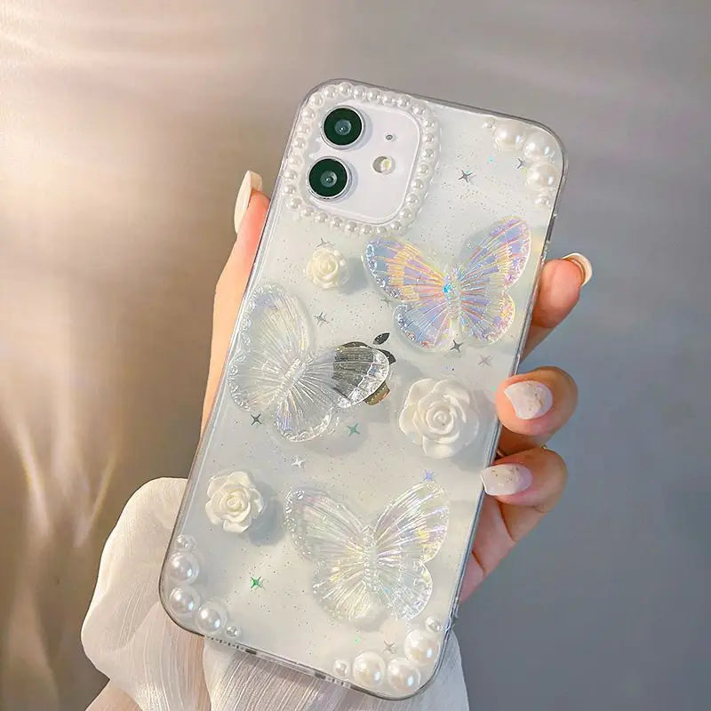 3D Butterfly Phone Case - Iphone 7 / 8 / Se, 7 Plus / 8 Plus, X / Xs, Xs Max, Xr, 11, 11 Pro, 11 Pro Max, 12 Mini, 12, 12 Pro, 12 Pro Max, 13mini, 13, 13pro, 13pro Max-8