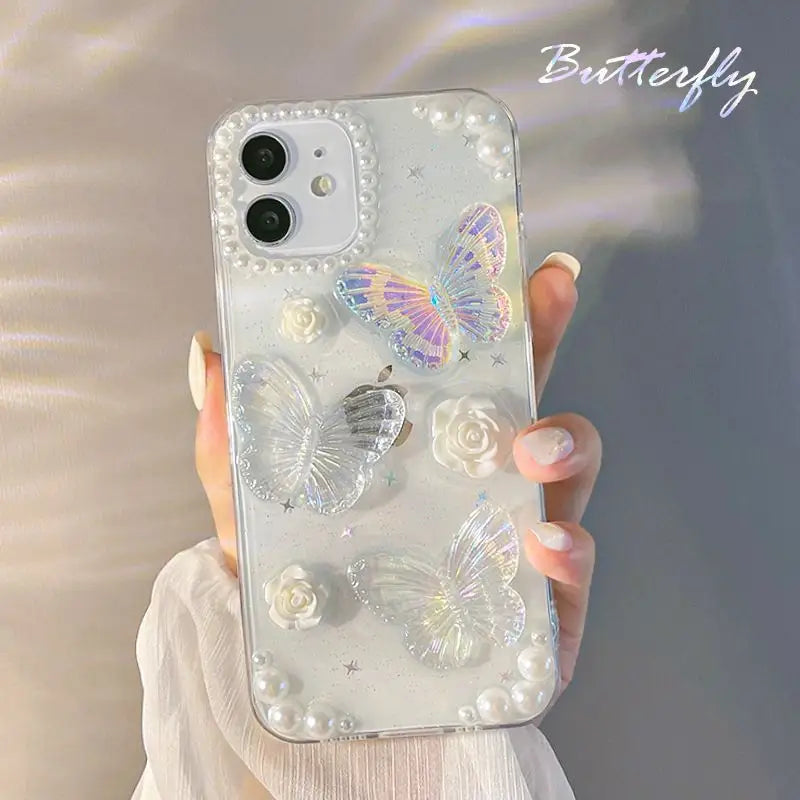 3D Butterfly Phone Case - Iphone 7 / 8 / Se, 7 Plus / 8 Plus, X / Xs, Xs Max, Xr, 11, 11 Pro, 11 Pro Max, 12 Mini, 12, 12 Pro, 12 Pro Max, 13mini, 13, 13pro, 13pro Max-5