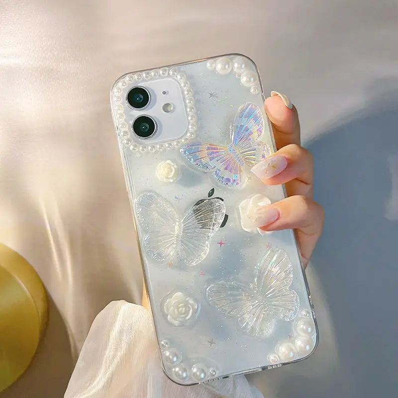 3D Butterfly Phone Case - Iphone 7 / 8 / Se, 7 Plus / 8 Plus, X / Xs, Xs Max, Xr, 11, 11 Pro, 11 Pro Max, 12 Mini, 12, 12 Pro, 12 Pro Max, 13mini, 13, 13pro, 13pro Max-6