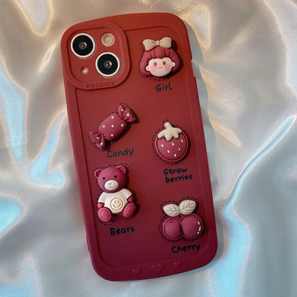 3D Cartoon Phone Case - iPhone 13 Pro Max / 13 Pro / 13 / 13
