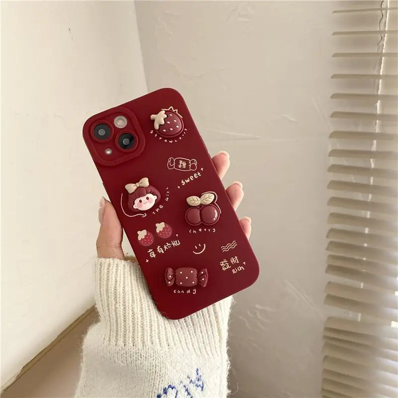 3D Cartoon Phone Case - iPhone 13 Pro Max / 13 Pro / 13 / 13