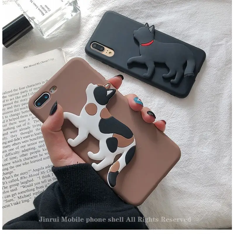 3D Cat Stand Phone Case - iPhone 11 Pro Max / 11 Pro / 11 / SE / XS Max / XS / XR / X / SE 2 / 8 / 8 Plus / 7 / 7 Plus-14