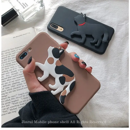 3D Cat Stand Phone Case - iPhone 11 Pro Max / 11 Pro / 11 / SE / XS Max / XS / XR / X / SE 2 / 8 / 8 Plus / 7 / 7 Plus-14