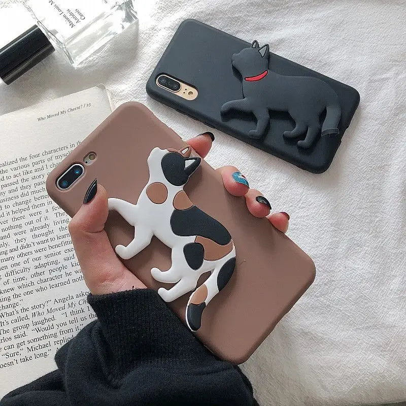 3D Cat Stand Phone Case - iPhone 11 Pro Max / 11 Pro / 11 / SE / XS Max / XS / XR / X / SE 2 / 8 / 8 Plus / 7 / 7 Plus-4