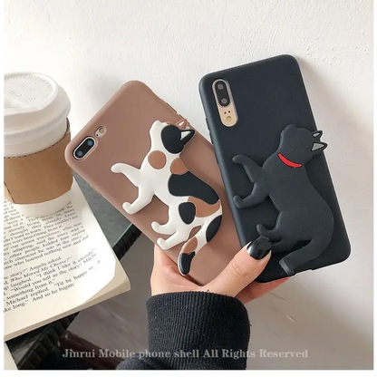 3D Cat Stand Phone Case - iPhone 11 Pro Max / 11 Pro / 11 / SE / XS Max / XS / XR / X / SE 2 / 8 / 8 Plus / 7 / 7 Plus-13