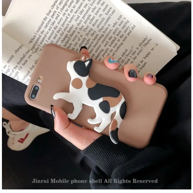 3D Cat Stand Phone Case - iPhone 11 Pro Max / 11 Pro / 11 / SE / XS Max / XS / XR / X / SE 2 / 8 / 8 Plus / 7 / 7 Plus-15