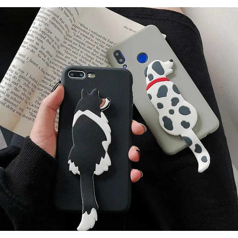 3D Dog Stand Phone Case - iPhone 11 Pro Max / 11 Pro / 11 / SE / XS Max / XS / XR / X / SE 2 / 8 / 8 Plus / 7 / 7 Plus-6