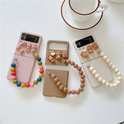 3D Doll Phone Cases For Samsung Galaxy Z Flip 3 W309 - 