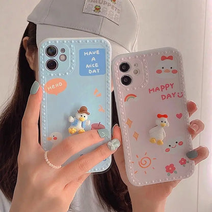 3D Duck Phone Case - Iphone 12 Pro Max / 12 Pro / 12 / 12 