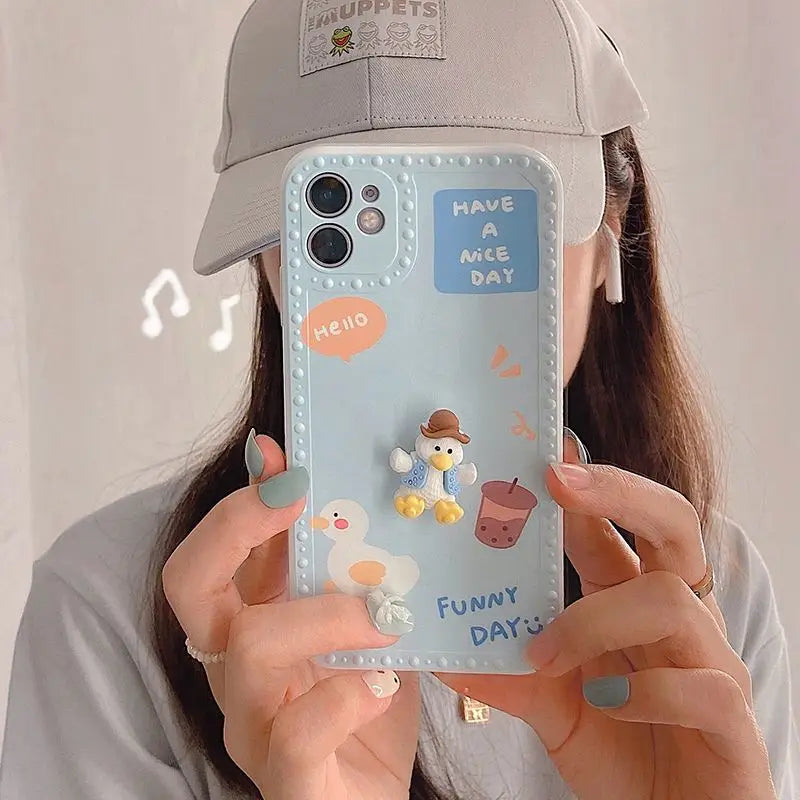 3D Duck Phone Case - Iphone 12 Pro Max / 12 Pro / 12 / 12 