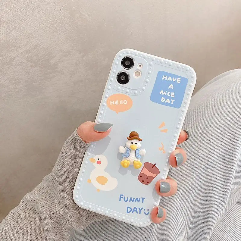 3D Duck Phone Case - Iphone 12 Pro Max / 12 Pro / 12 / 12 