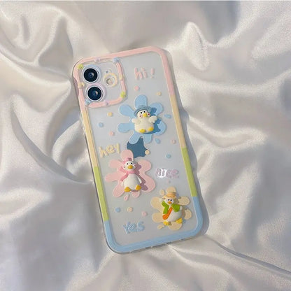 3D Duck Transparent Phone Case - iPhone 12 Pro Max / 12 Pro 