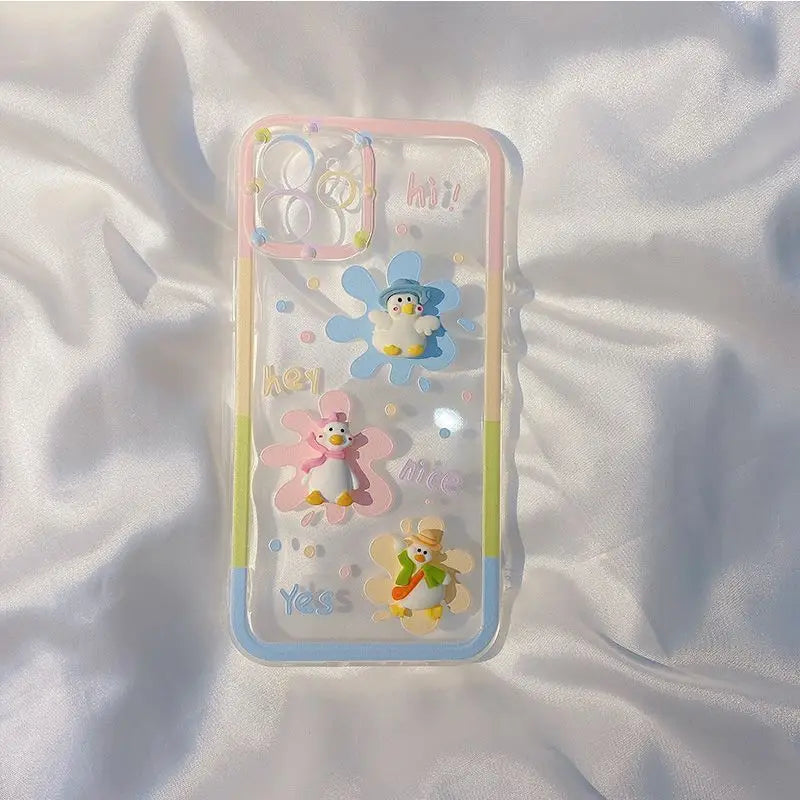 3D Duck Transparent Phone Case - iPhone 12 Pro Max / 12 Pro 