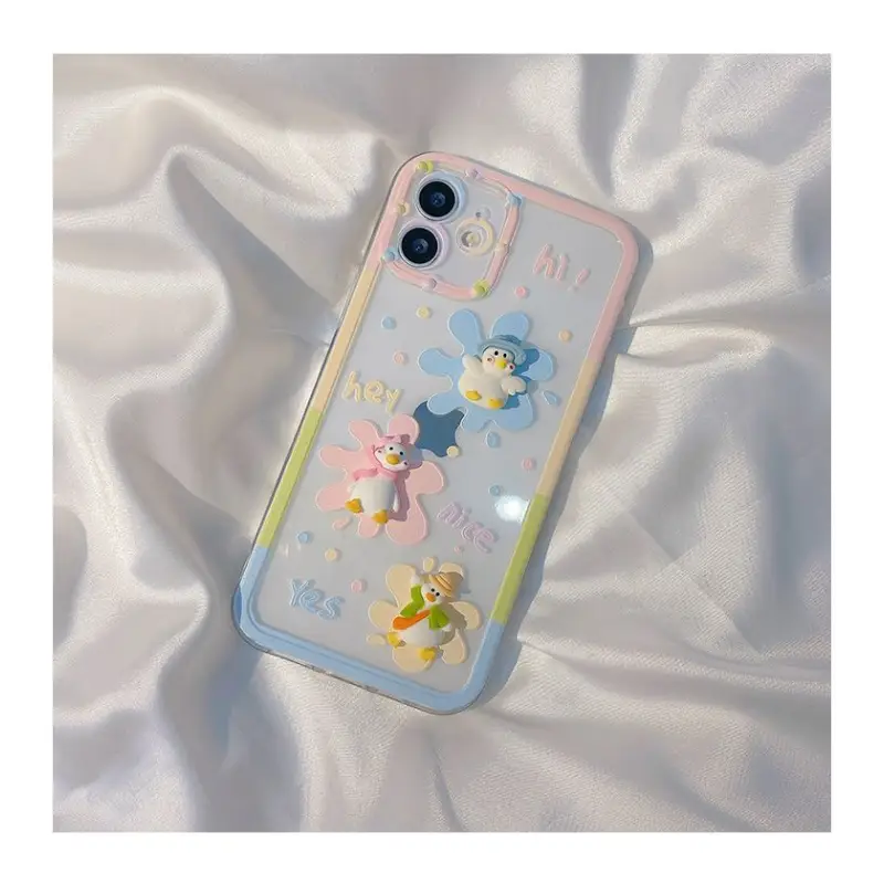 3D Duck Transparent Phone Case - iPhone 12 Pro Max / 12 Pro 