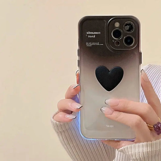 3D Heart Gradient Phone Case - iPhone 13 Pro Max / 13 Pro / 