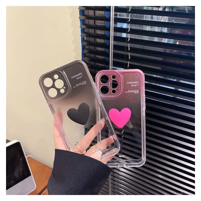 3D Heart Gradient Phone Case - iPhone 13 Pro Max / 13 Pro / 
