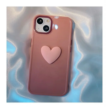 3D Heart Phone Case - iPhone 13 Pro Max / 13 Pro / 13 / 12 