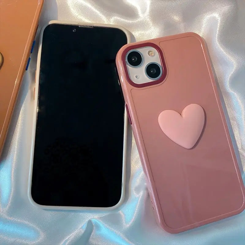 3D Heart Phone Case - iPhone 13 Pro Max / 13 Pro / 13 / 12 
