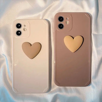 3D Heart Phone Case - iPhone 13 Pro Max / 13 Pro / 13 / 13 