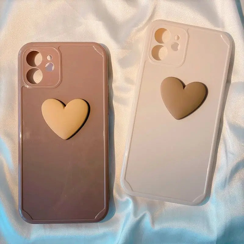 3D Heart Phone Case - iPhone 13 Pro Max / 13 Pro / 13 / 13 