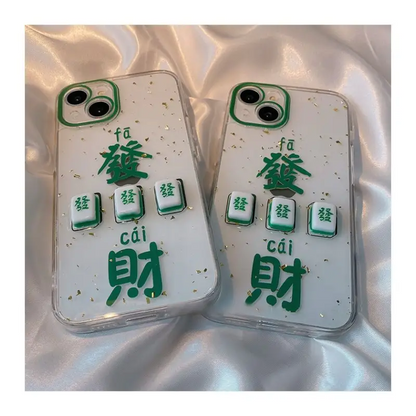 3D Mahjong Phone Case - iPhone 13 Pro Max / 13 Pro / 13 / 13