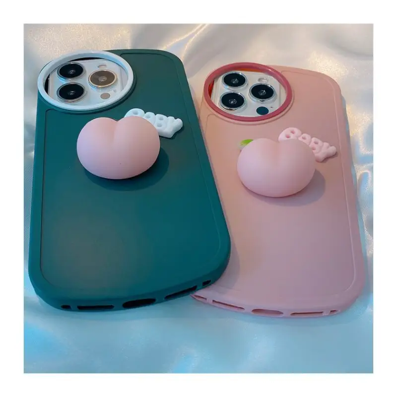 3D Peach Phone Case - iPhone 13 Pro Max / 13 Pro / 13 / 13 