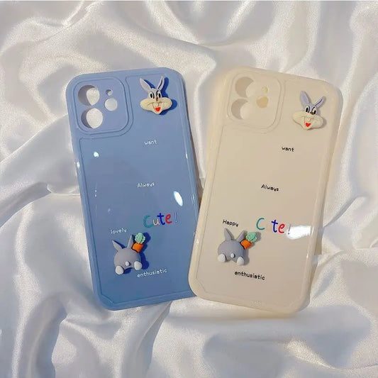3D Rabbit Phone Case - iPhone 12 Pro Max / 12 Pro / 12 / 12 