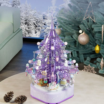 DIY Crystal Christmas Tree Music Assembly MK Kawaii Store