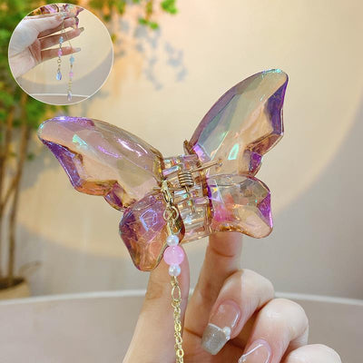 Crystal Butterfly Hair Clip