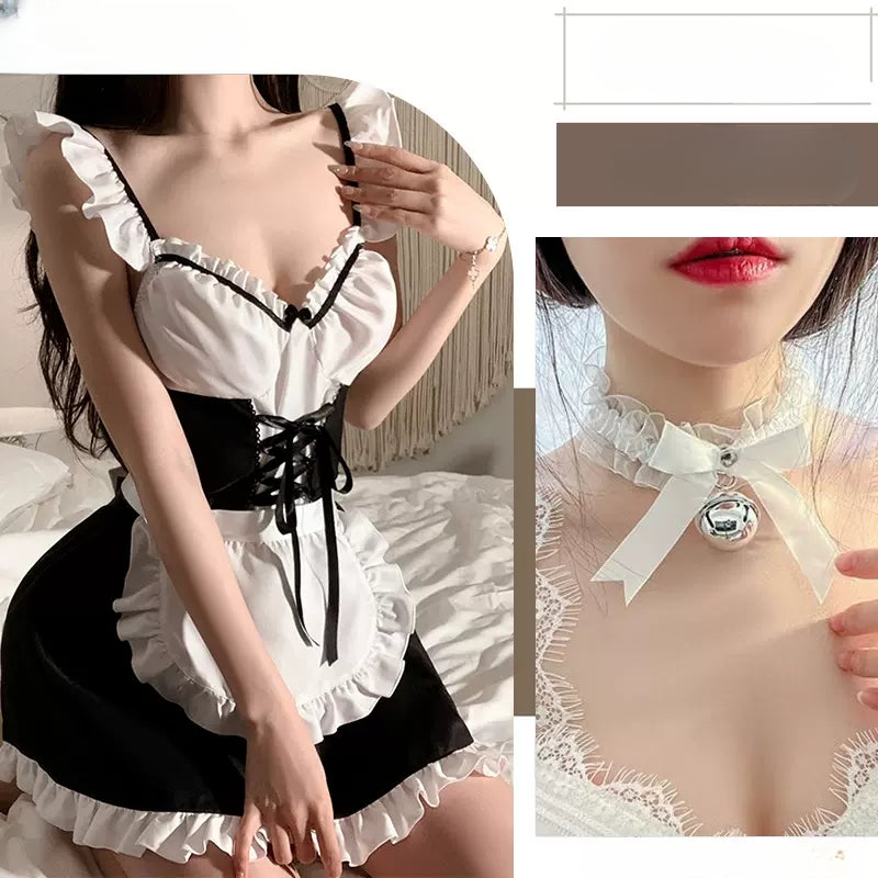 Kawaii Simple Lingerie Cute Lolita Dress ON834 KawaiiMoriStore