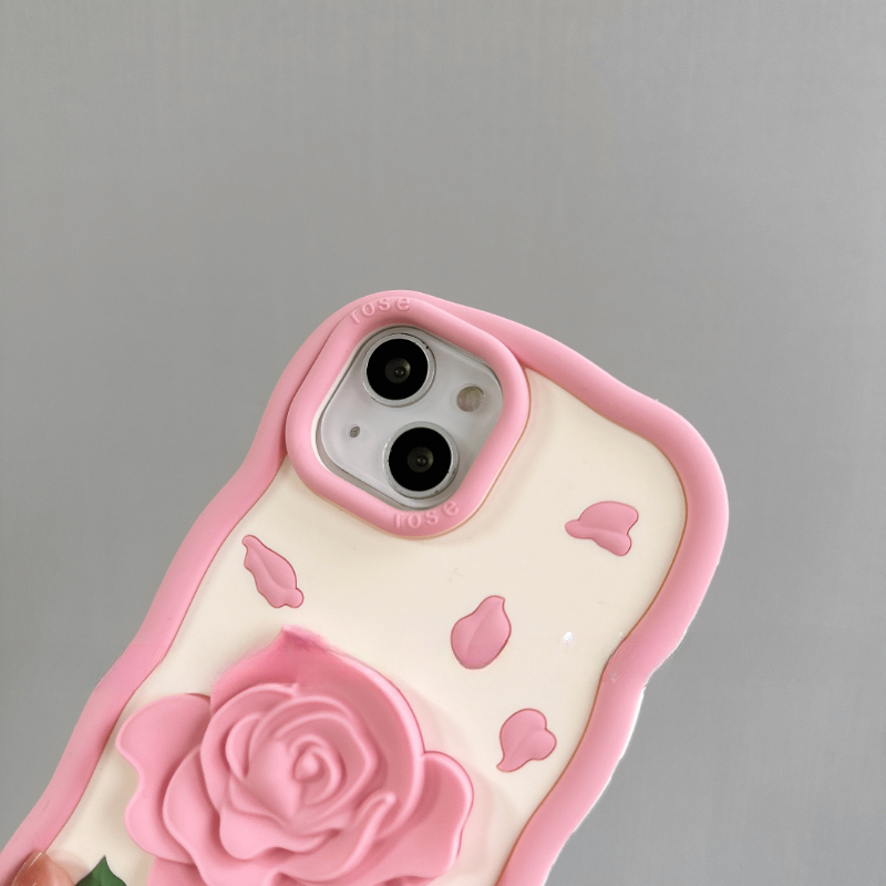 Stereo Pink Roses Phone Case - IPhone14promax/New 13Promax /14Pro - Kimi Wonderland Case