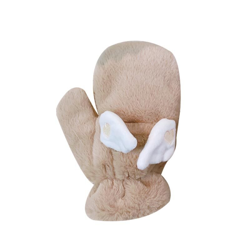 Cute Wings Warm Plush Gloves MK Kawaii Store