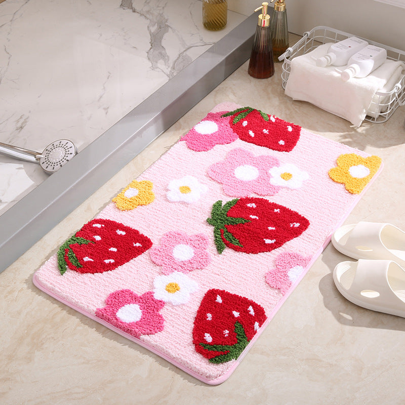 Cute Strawberry Mat/Rug W505 Wonderland Case
