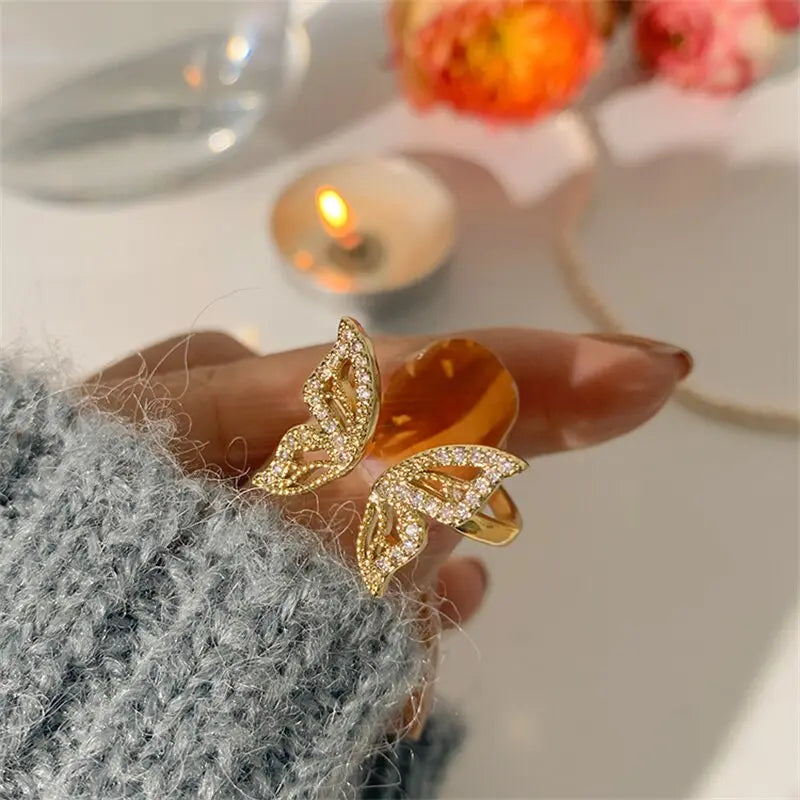 Hearty Butterfly Ring - Buy Hearty Butterfly Ring online in India
