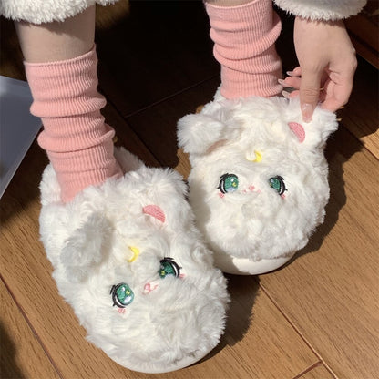 Super Cute Sailor Moon Luna Diana Kawaii Cat Home Slippers ME50 Wonderland Case