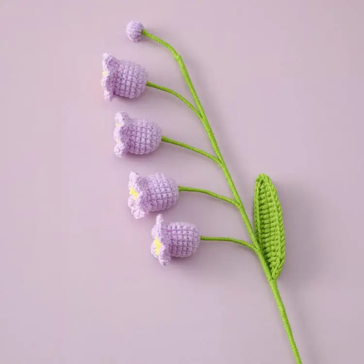 Kawaii Aesthetic Y2K Cute Fairy Handmade Crochet Lily Flower MK Kawaii Store