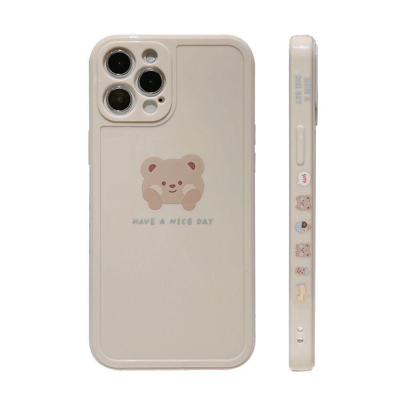 Bear Phone Case - iPhone 14 Pro Max / 14 Pro / 14 / 14 Plus / 13 Pro Max / 13 Pro / 13 / 13 mini / 12 Pro Max / 12 Pro / 12 / 12 mini / 11 Pro Max / 11 Pro / 11 / SE / XS Max / XS / XR / X / SE 2 / 8 / 8 Plus / 7 / 7 Plus ff4 Wonderland Case