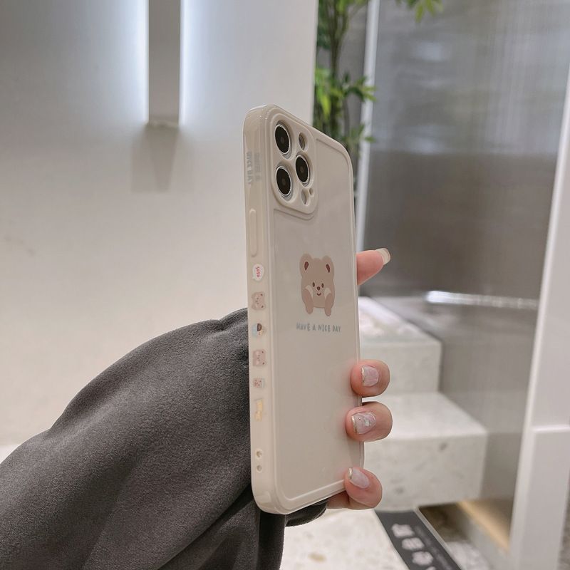 Bear Phone Case - iPhone 14 Pro Max / 14 Pro / 14 / 14 Plus / 13 Pro Max / 13 Pro / 13 / 13 mini / 12 Pro Max / 12 Pro / 12 / 12 mini / 11 Pro Max / 11 Pro / 11 / SE / XS Max / XS / XR / X / SE 2 / 8 / 8 Plus / 7 / 7 Plus ff4 Wonderland Case