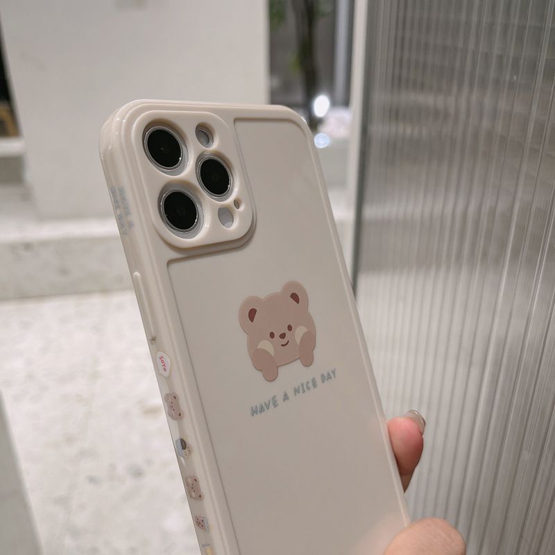 Bear Phone Case - iPhone 14 Pro Max / 14 Pro / 14 / 14 Plus / 13 Pro Max / 13 Pro / 13 / 13 mini / 12 Pro Max / 12 Pro / 12 / 12 mini / 11 Pro Max / 11 Pro / 11 / SE / XS Max / XS / XR / X / SE 2 / 8 / 8 Plus / 7 / 7 Plus ff4 Wonderland Case