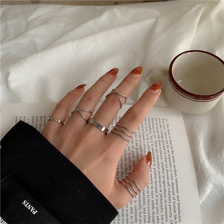 Set of 6 : Alloy Ring (assorted designs) WA83 Wonderland Case