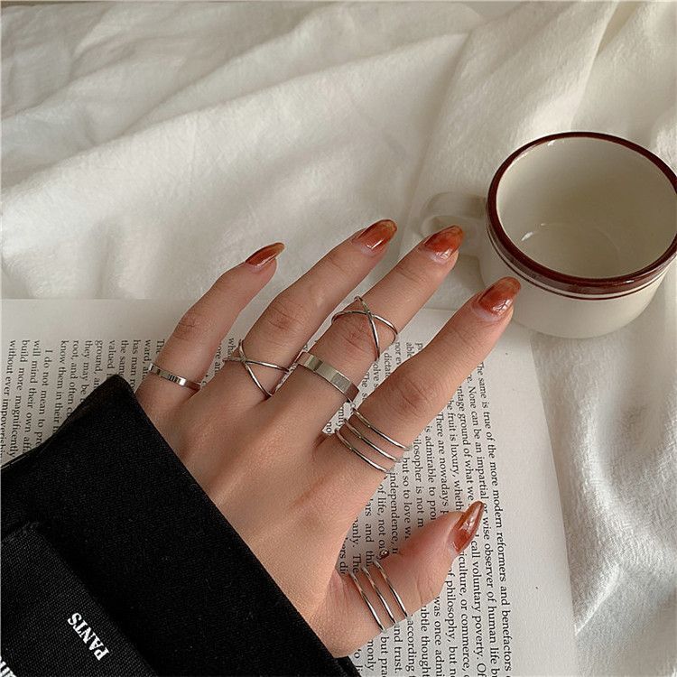Set of 6 : Alloy Ring (assorted designs) WA83 Wonderland Case