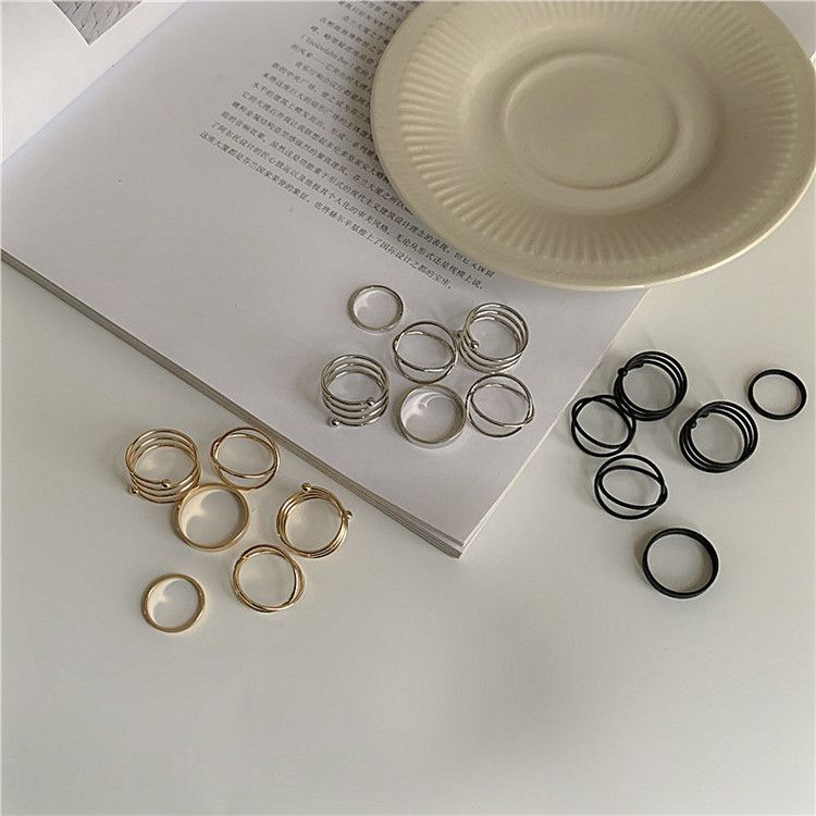 Set of 6 : Alloy Ring (assorted designs) WA83 Wonderland Case
