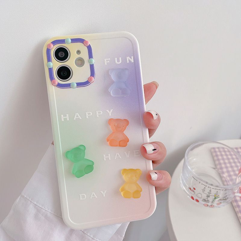 3D Gummy Bear Phone Case - iPhone 12 Pro Max / 12 Wonderland Case 3D Gummy Bear Phone Case - iPhone 12 Pro Max / 12 Wonderland Case